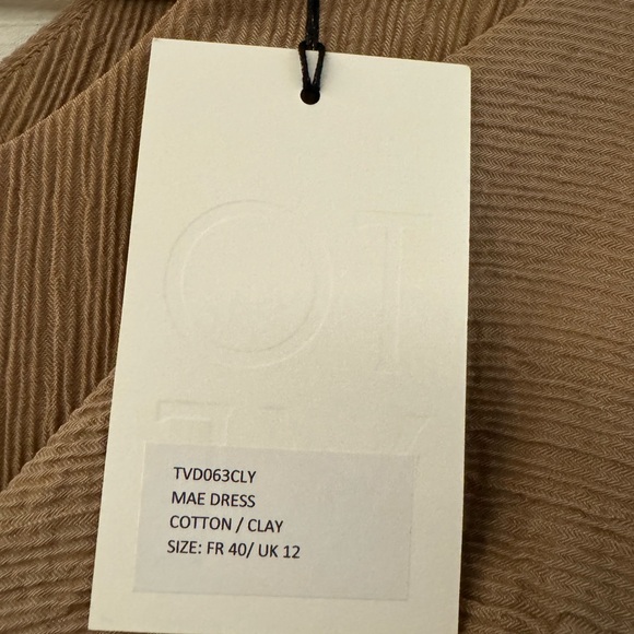 TOVE MAE Organic Cotton Clay Dress BRAND NEW $773MSRP sz 38,40,42 - Picture 14 of 16
